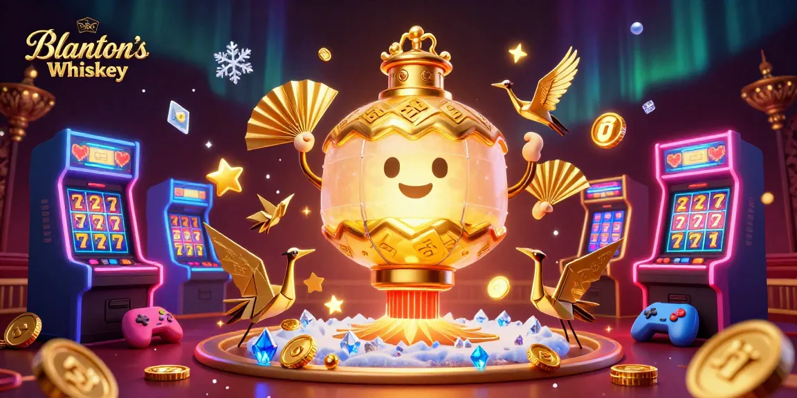 Engage with Blanton's Whiskey in an exciting casino scene filled with dynamic gaming elements and rich visuals.