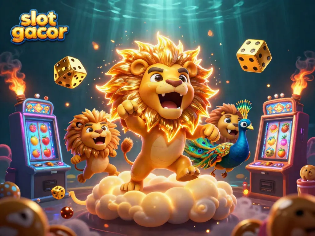 Menangkan permainan slot gacor dengan pengalaman bermain yang menakjubkan dan simbol keberuntungan di sekelilingnya.