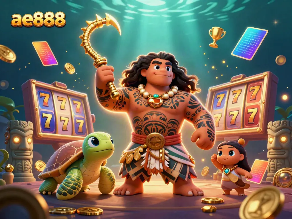 Engage in thrilling slot adventures with ae888's lucky symbols and vibrant characters.