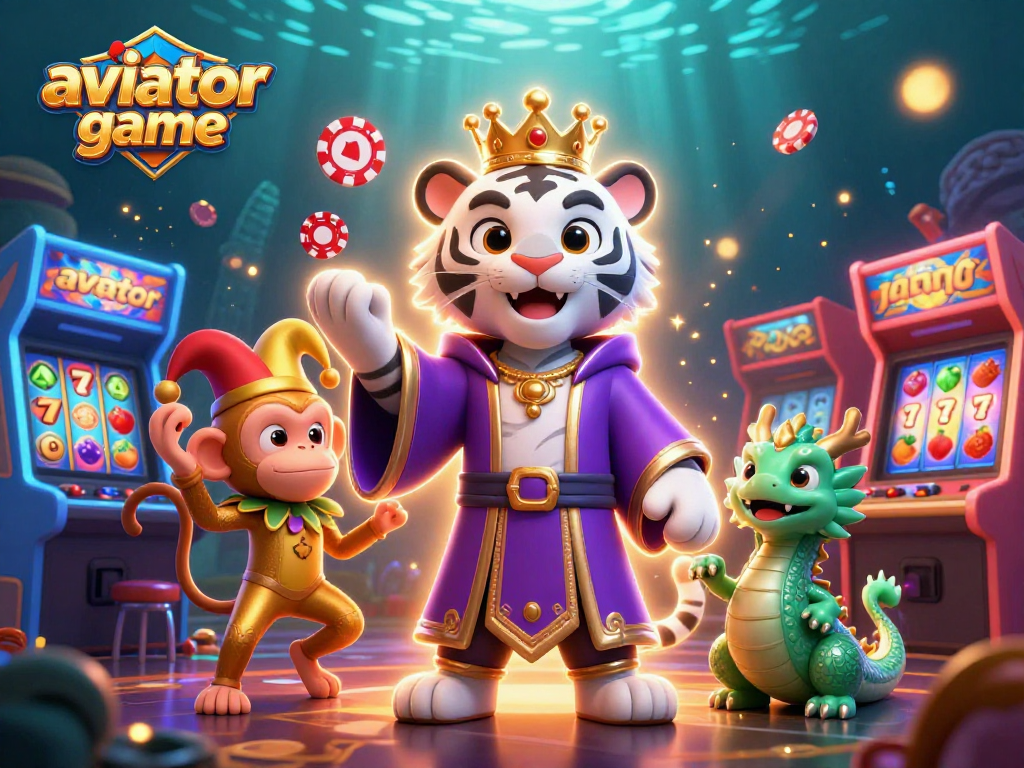 Play the exciting aviator game with vibrant 3D characters and immersive casino elements.