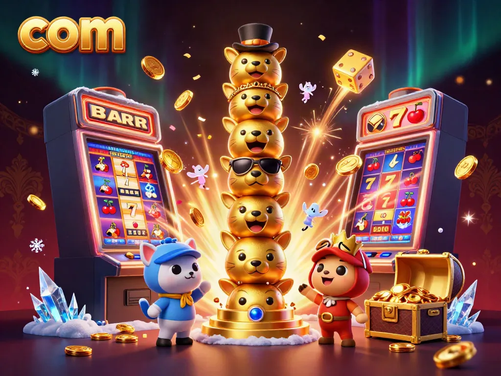 Experience the thrill of slots at com with a vibrant celebration of casino games and winnings.