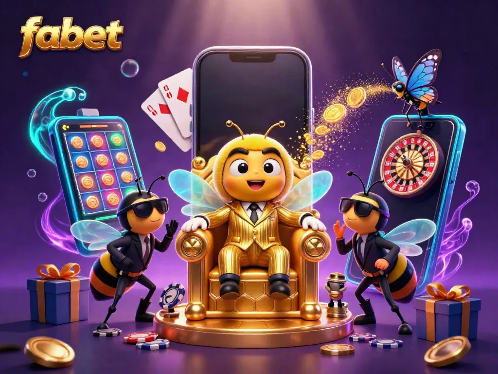 Experience exhilarating entertainment at fabet with colorful slot games and dynamic casino characters.