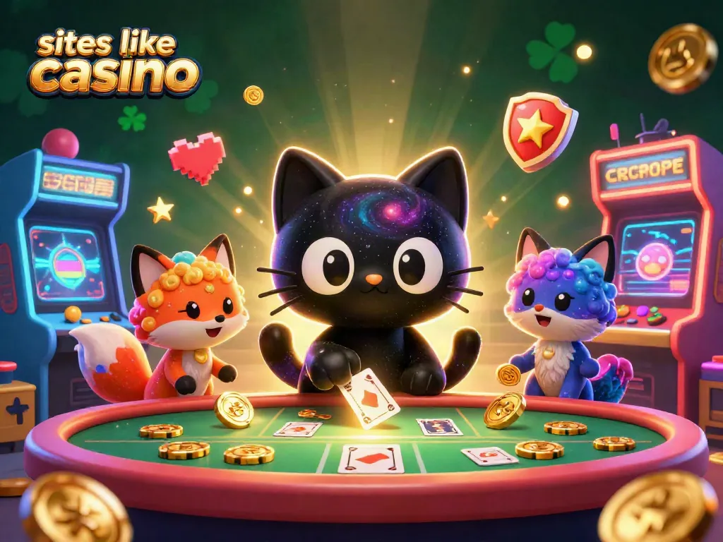 Engage with exciting games like Cafe Casino with a black hole cat at a cosmic casino table