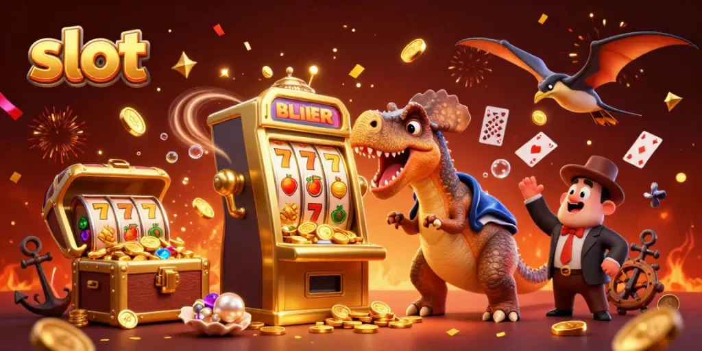 Menangkan slot dengan pachycephalosaurus dan jackpot koin emas saat berpesta di kasino.
