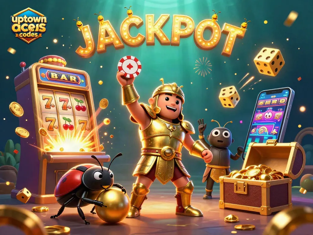 Win big with uptown aces bonus codes in this vibrant casino scene full of excitement.