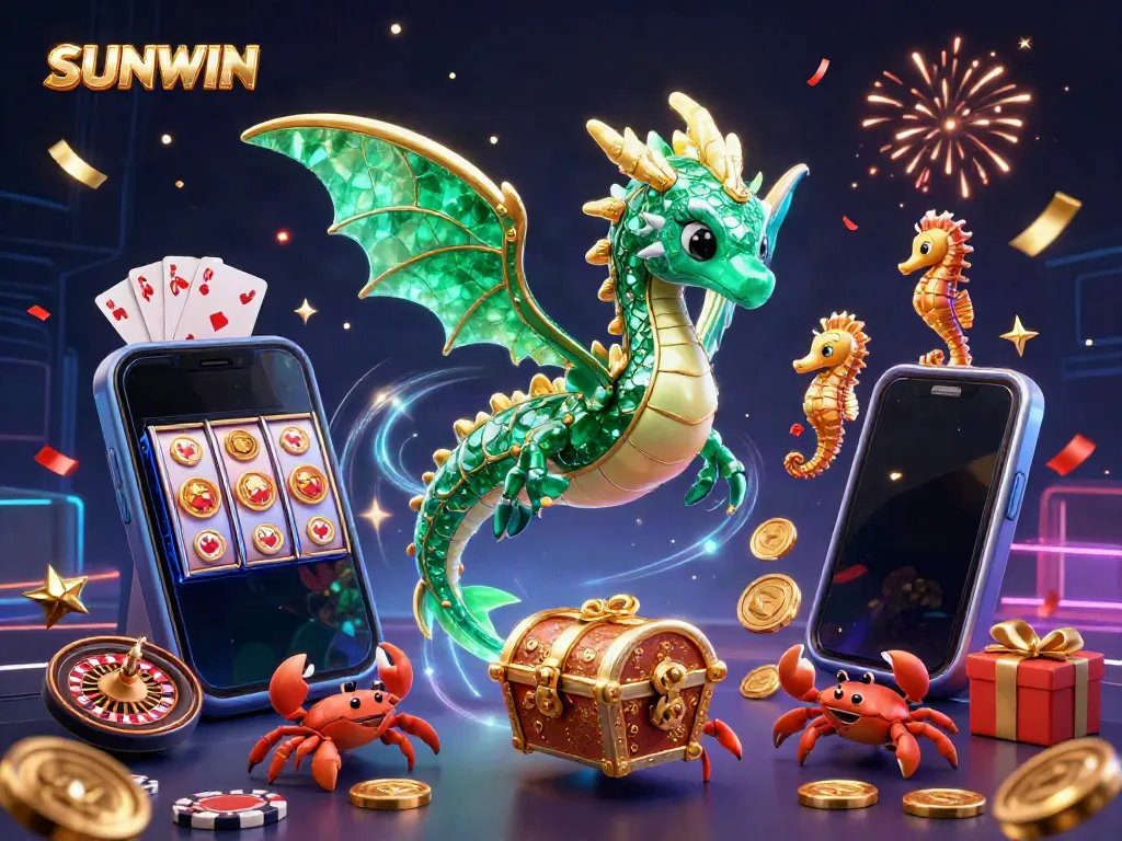 Join SUNWIN's vibrant gaming world with a dazzling sea dragon and treasure-filled adventures.