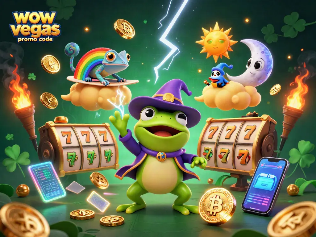 Experience exciting gameplay with wow vegas promo code, as animated characters soar through golden coins!