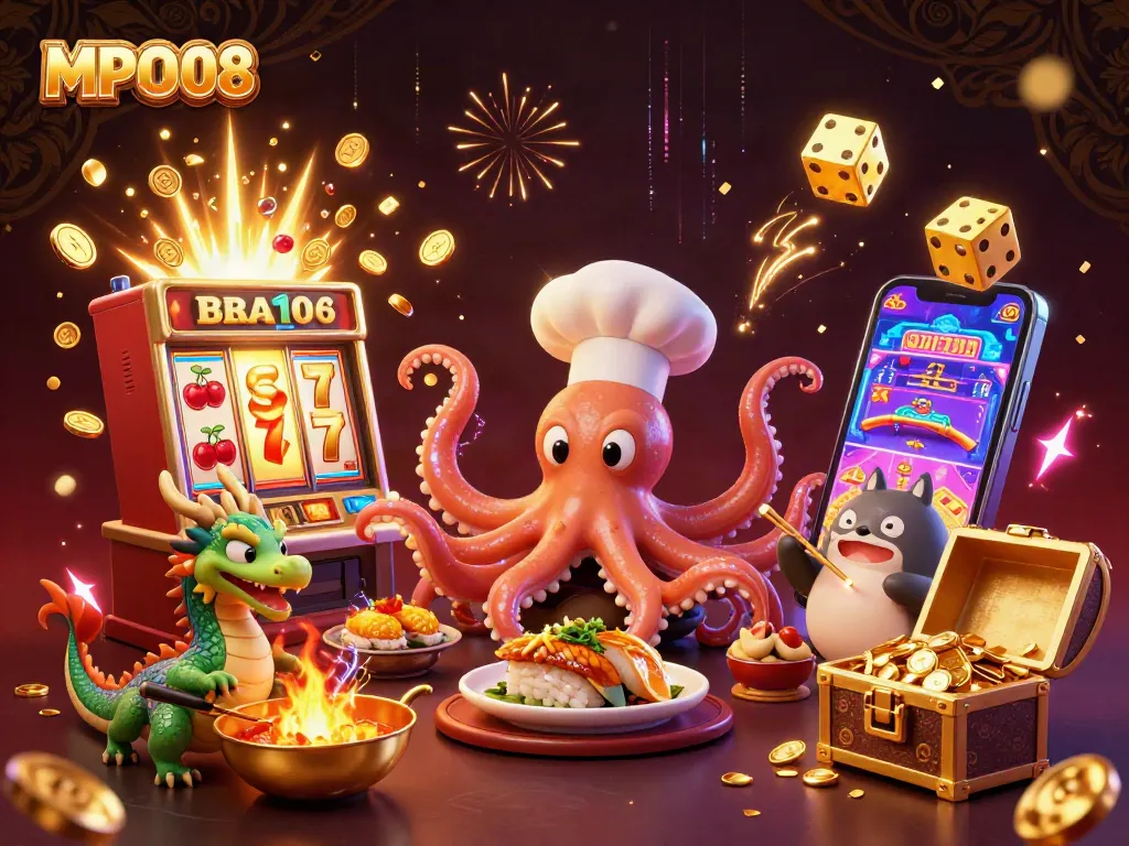 Engage in vibrant gaming with MPO08: Live slot excitement, colorful characters, and jackpot thrills.