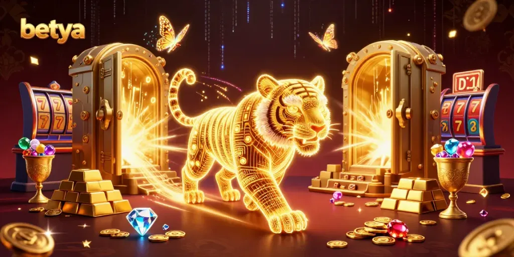 Experience the thrill of betting with Betya in a vibrant digital casino filled with treasures.