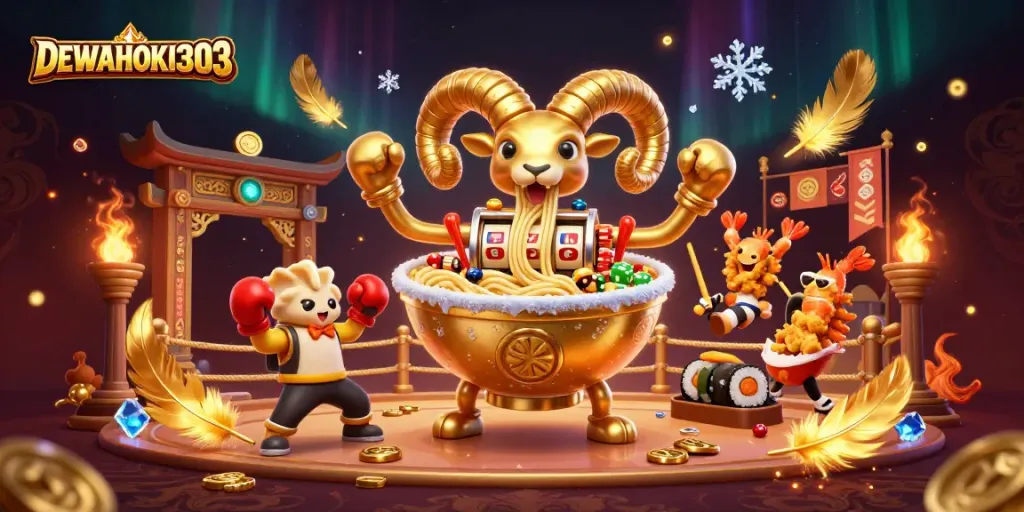 DEWAHOKI303 menghadirkan pengalaman slot dengan pancaran simbol dan peti harta karun yang berkilau.