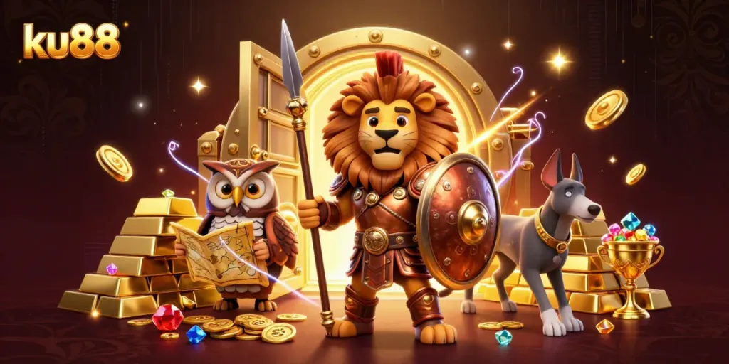 Experience the thrilling adventures at ku88 with rich casino elements and engaging characters.
